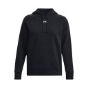 Under Armour Rival Fleece Hoodie , hettegenser dame XS Black / / White