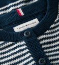 Tommy Hilfiger Cardigan   Strikk   Dark Natt Navy   Tommy Hilfiger   1½ år (86)   Cardigan Hvit Marineblå