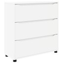  Oppbevaringsskap Hvit 80 x 31 x 81 cm Konstruert tre