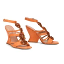 Alberta Ferretti Dame Sko Oransje 38 EU,