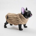 Hyttetur Strikkegenser Til Hund Beige
