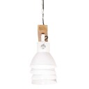vidaXL Industriell taklampe hvit E27 mangotre