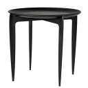 Fritz Hansen Foldable Tray Table Ø 45 cm Svart
