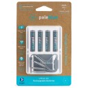 Pale Blue Li-ion Rechargeable AAA Batter