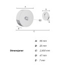 Smedbo Fk480 Uttrekkbar Klessnor Krom