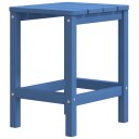 vidaXL Adirondack hagebord havblå 38x38x46 cm HDPE