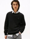 Tommy Jeans Tjm Slim Ess Sweater Ext - Black - XXL