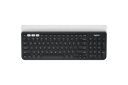 Logitech K780 Trådløst Tastatur med Full Størrelse - Engelsk Layout - Svart