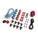 Arcade byggesett til Raspberry Pi joystick og 10 knapper