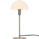 NORDLUX ELLEN BORDLAMPE E14 OPAL/BØRSTET STÅL