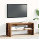 TV benk gammelt tre 80x40x40 cm konstruert tre