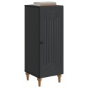  Serviesskap Svart 33 x 34,5 x 90 cm Konstruert tre