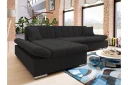 Djerra Sofa med Divan 3 seter   Svart