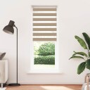  Sebragardin sandbrun 90x200 cm stoff bredde 85,9 polyester