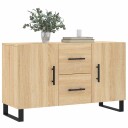 vidaXL Skjenk sonoma eik 100x36x60 cm konstruert tre