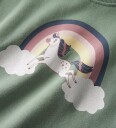 Name It Collegegenser   NmfValona Lang   Green Miljø/Rainbow Uni   Name It   3 år (98)   Collegegenser   Grønn