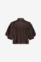 Vila   Bluse Virealu 2/4 Collar Shirt   Brun