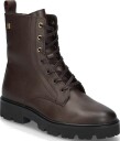 Tommy Hilfiger Th Stud Leather Lace Up Boot   COCOA   41
