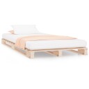 vidaXL Sengeramme 90x200 cm heltre furu