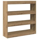 Bokskap/Romdeler i Håndlaget Eik   100x30x103cm Laget av Konstruert Tre