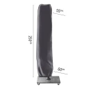 Platinum Aerocover Parasolltrekk fritthengende parasoll 300 X 300 cm