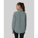 Johaug Women's Fusion Pile Oversized Henley Green/blue M