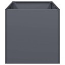 vidaXL Plantekasse antrasitt 40x80x40 cm kaldvalset stål