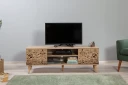 Vellavie TV-benk 140 cm - Mønstrete