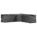 vidaXL L-formet hagemøbeltrekk 2 stk 20 maljer 300x300x90 cm