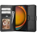 Tech-Protect lommebokdeksel for Samsung Galaxy Xcover 7 Svart med kortspor