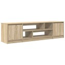  TV benk sonoma eik 188,5x41x50 cm konstruert tre