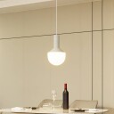 Lucande hengelampe Florine grå/opal keramikk glass