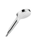 Hansgrohe Crometta Hånddusj 1jet, EcoSmart, Hvit/Krom