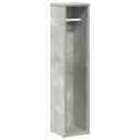 vidaXL Baderomsskap med rulleholder betonggrå 20,5x20x90 cm
