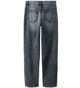 LMTD Nlmbex Dnm R Straight Pant Noos Grey 158