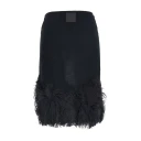 Semicouture Dame Skjørt Svart M,