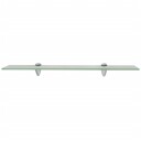 vidaXL Flytende hyller 2 stk glass 60x20 cm 8 mm