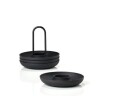 Zone Denmark Eggekopp Black 4 stk. m/holder