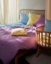 Bæk&Bølge Dynetrekksett 220x220 + 50x60 Fuchsia / Mintgrønn