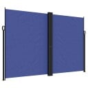  Uttrekkbar sidemarkise blå 220x1200 cm 4004866