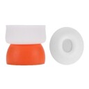 Silikonputer for AirPods Pro 3 størrelse XS/S/M/L Hvit/Oransje