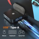 J5Create JCD620 USB C 5 i 1 Mini Dokkingstasjon for Nintendo Switch