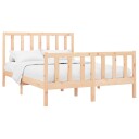 vidaXL Sengeramme heltre furu 140x200 cm