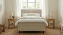 Hilton Plus Komplett sengepakke med oppbevaring 120x200 cm - Lys beige
