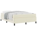  Sengestamme med madrass Krem 140 x 190 cm stoff