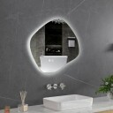 Baderomsspeil Lyfco med LED belysning 60x55 cm