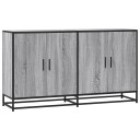  Skjenk grå sonoma 134x35x76 cm konstruert tre 8721102923241