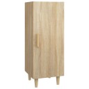 vidaXL Skjenk sonoma eik 34,5x34x90 cm konstruert tre