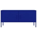 vidaXL TV-benk marineblå 105x35x50 cm stål