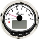 Wema Turteller 7000 rpm NMEA2000 Silverline Sort